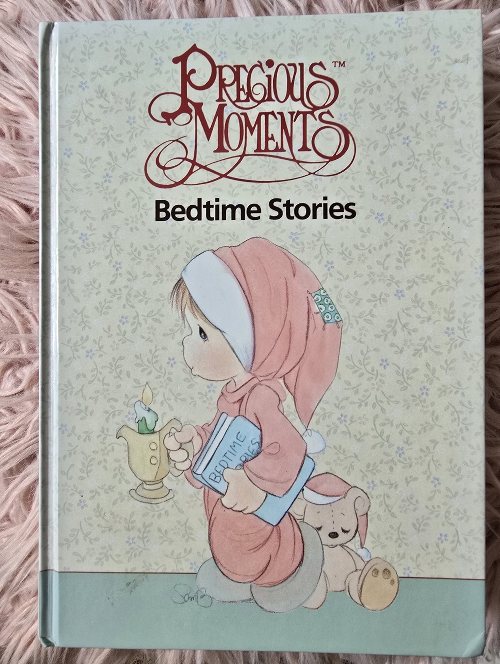 Precious Moments Pink and Cream Bedtime Stories Hardcover